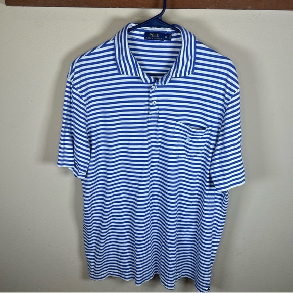 Ralph Lauren Other - Ralph Lauren Blue and White Striped Polo Shirt